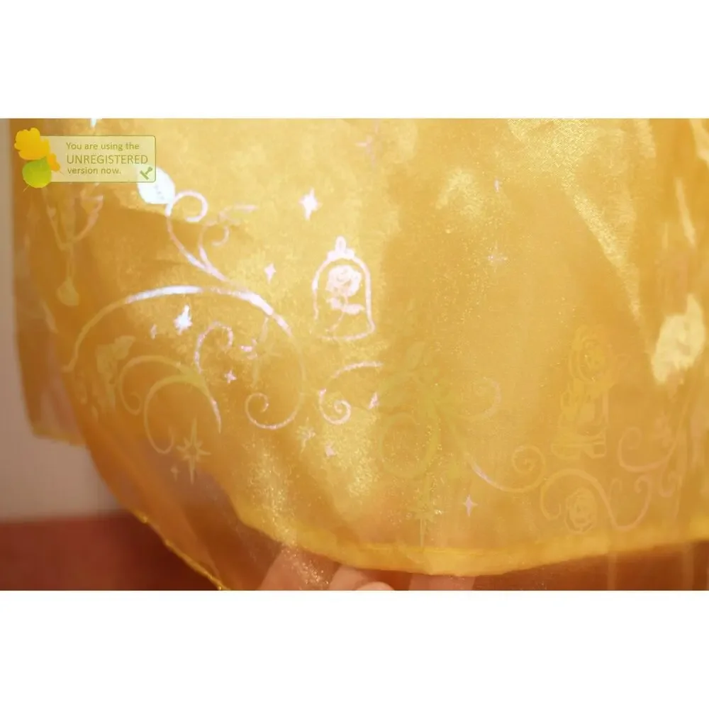 Disney Princess Belle Dress Girls Costume Size 3